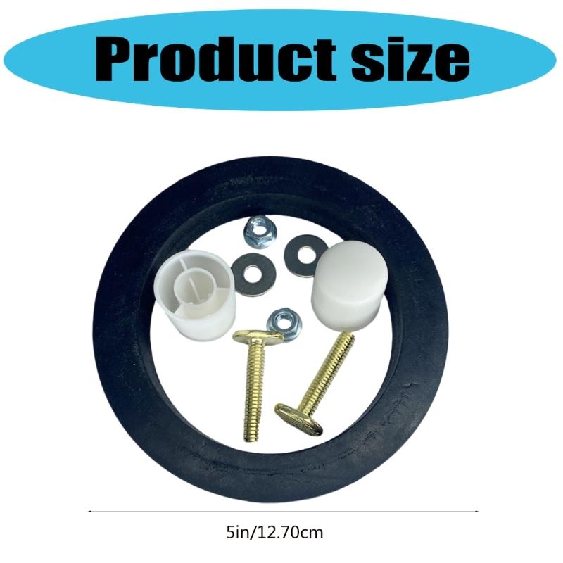Toilet Repair Seal Flanges Kits Toilet Gasket with Mounting Hardware Toilet Flushes Seal for 300 310 320 Series