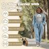 Large Dog Sling Carrier for Small Dogs, Front Facing Carrier for Cats Puppy Sling Wrap Chest, Adjustable Dog Outing Bag, Hands-Free Pet Holder for