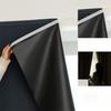 Solid Color Blackout Curtains Self-adhesive Insulation Curtains Window Drapes  for Bedroom Bathroom