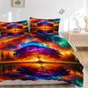 3pcs Enchanted Reflection Printed Bedding Set, Soft and Comfortable Quilt Cover for Bedroom, Guest Room (1 Duvet Cover + 2 Pillowcases