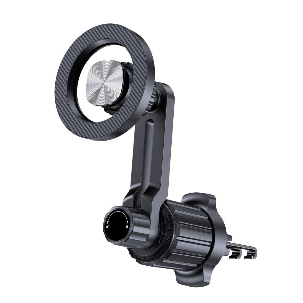 Magnetic Car Air Vent Phone Holder with Telescopic Folding Ring