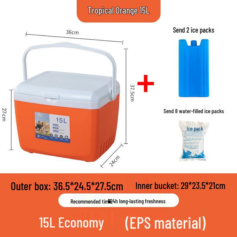Portable Insulated Refrigerated Box for Home, Car, and Outdoor Use