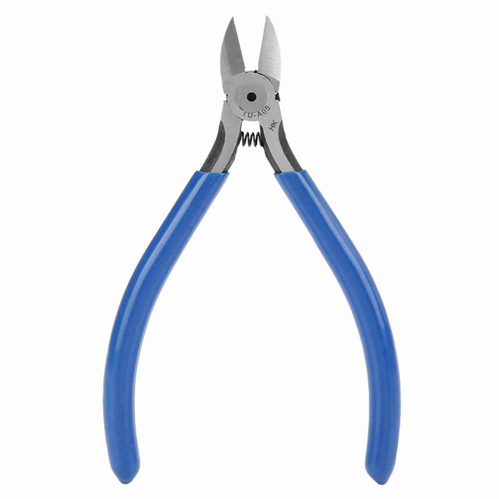 5inch Electrical Wire Cable Cutters Hardened Steel Jaws Blue Nipper Hand Tools Chrome-Vanadium Steel Diagonal Wire Cutters светло-синий