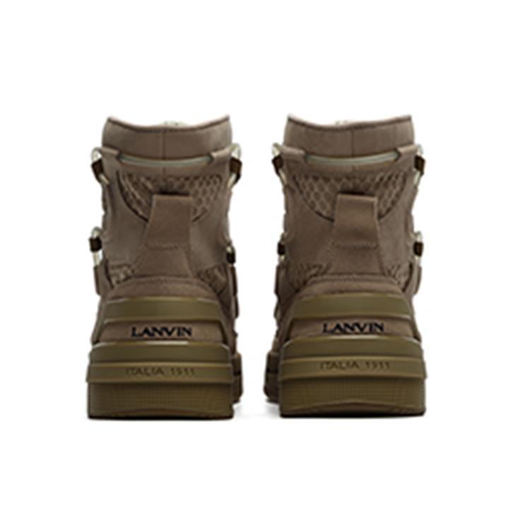 Lanvin x FILA Salto Nougat Vysoké Skateboardové Boty Pánské Hnědé F12M144143FNG