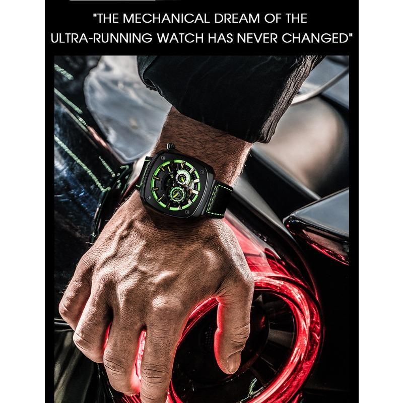 Orologio Quadrato Uomo Automatico