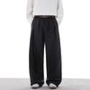 Niche High-end Wide-leg Old Money Wind Pants Men's Loose and Versatile Loose Sickle Pants Mopping Casual Long Pants