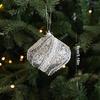 Luxury Silver Shining Christmas Tree Pendant & Drop Ornament Foamed Plastic  Christmas Ball Ornaments Home New Year Decoration