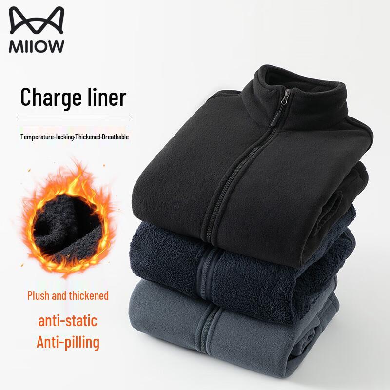 Мужская флисовая куртка MiiOW со стойкой XL