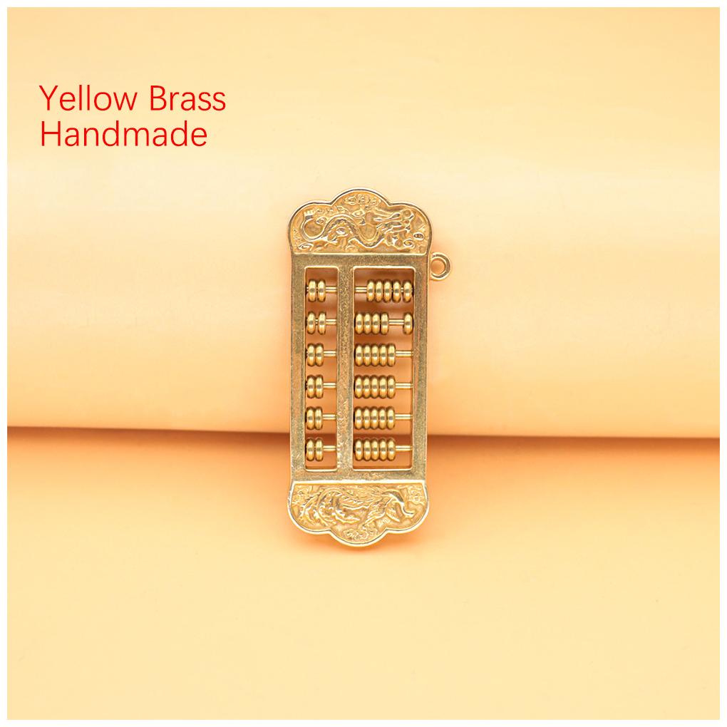 Trinket Accessories Creatively Imitation Fashion Abacus Rolls Decor Chains Simulation Pendant Key Brass Calculating