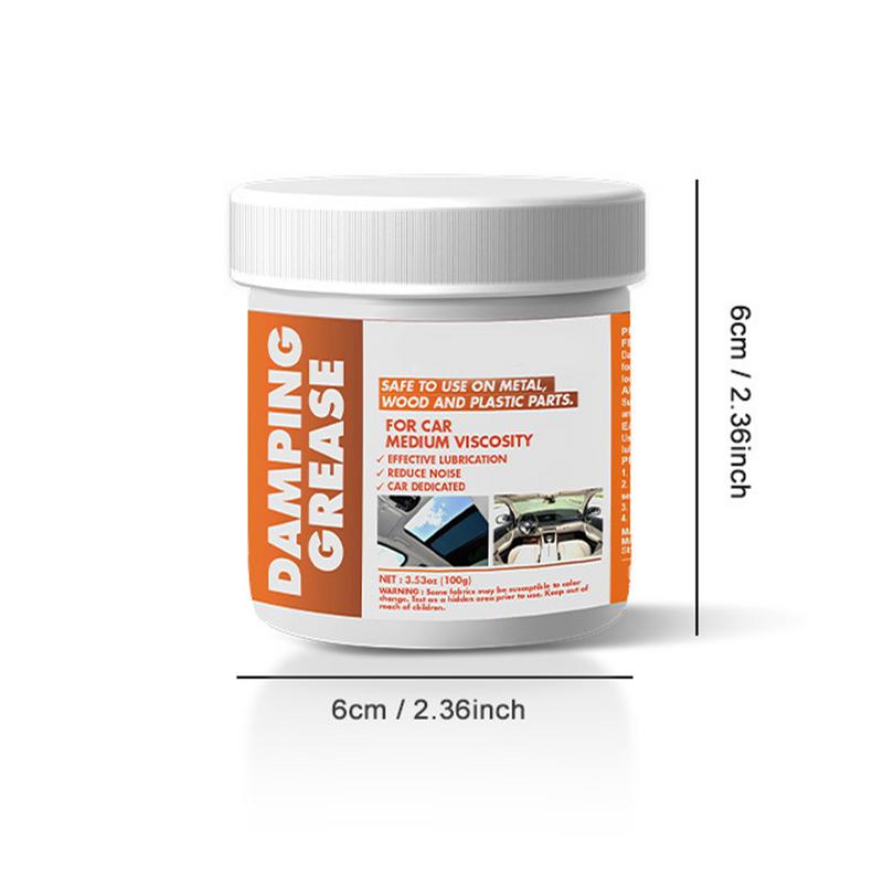 Damping Grease All Purpose Grease 3.53 Oz Waterproof Lubricant High Temp Grease Wheel Bearing Grease For Semi Truck Accessories