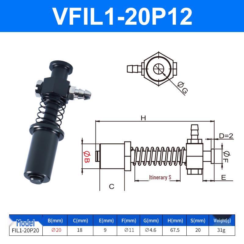 Leidun VFIL1EINS High-Precision Robotic Arm Vacuum Suction Cup Base Accessory