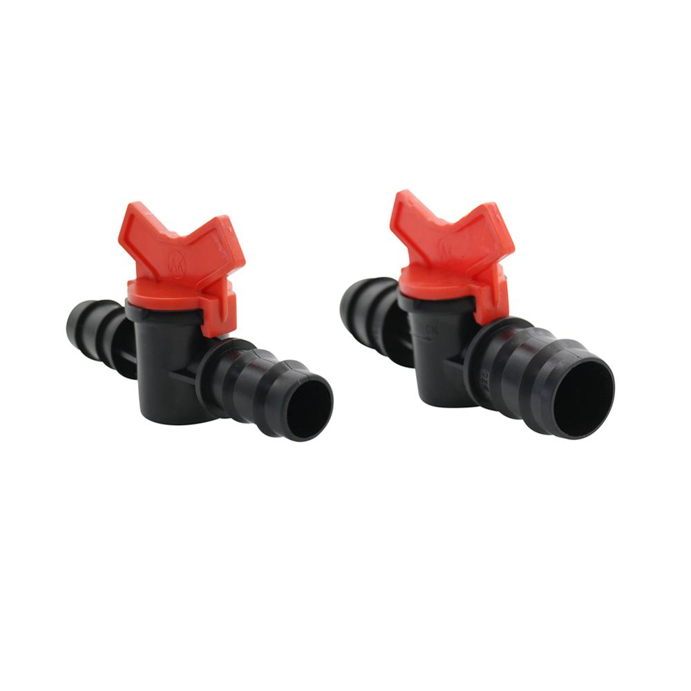 Garden Irrigation Pipe Valve 4/7mm 8/11mm Hose DN16 DN20 DN25 Pipe Waterstop Switch Garden Agriculture Water Control Valve 1Pc