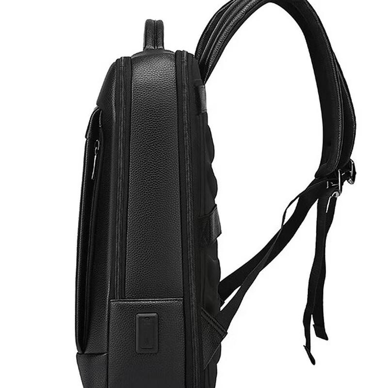 MDNG Men's Premium PU Leather Laptop Backpack