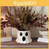 Charming Ghost Flower Pot Resin Craft Elegant Halloween Decoration Gift For Home And Office