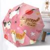 1pc Kitty Apple Automatic Open/Close Umbrella Compact Folding Umbrella, All-Season Portable Umbrella for Women/Men F1124037