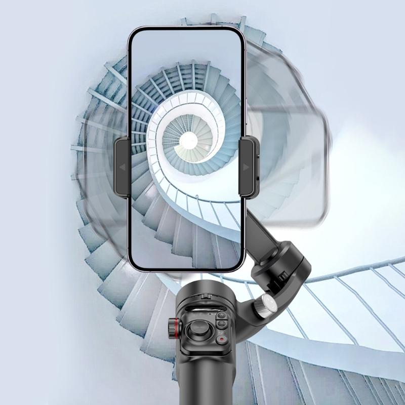 AI Power Orthogonal 3 Line Phone Gimbals Strong Phone Stabilizers Multifunctional Phone Gimbals for Video Recording
