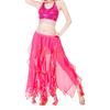 Bauchtanzkostüm für Damen Bauchtanzrock Chiffon Rüschen Maxirock Bauchtänzerin Outfit Halloween Kostüme