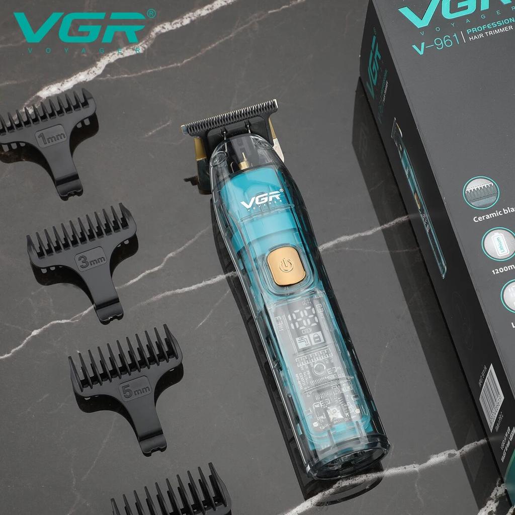 IPX7 Head Cutter Herre Hårtrimmer LCD Hør Barber Timmer Utsmykket 0 MM Pro Finish Clipper Trimmer Frisør Etterbehandlingsverktøy