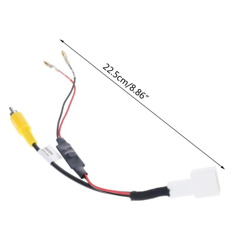 4 Pin Reverse Camera Output Video Plug Adapter Retention Wiring Cable Connector
