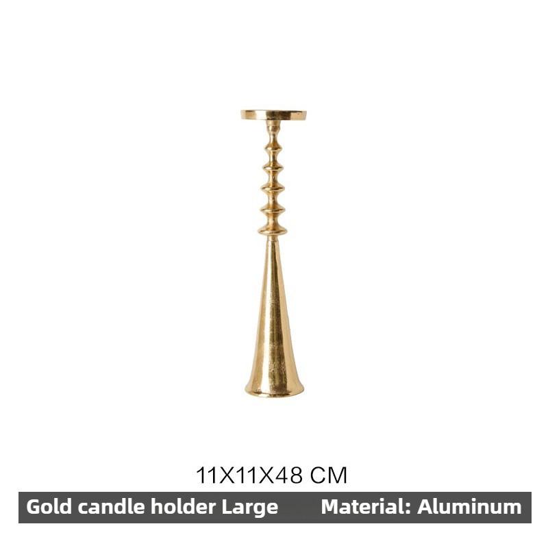 Modern Luxury Candle Holders Home Decoration Candlestick Creative Living Room Candle Rack Entrance Hall Desktop Ornament