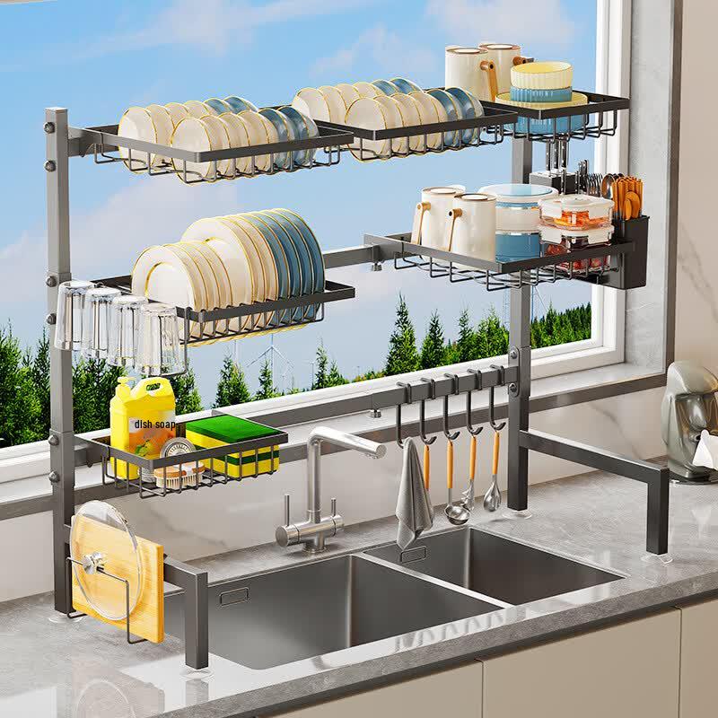 Cmaos Kitchen Countertop Dish Drying Rack