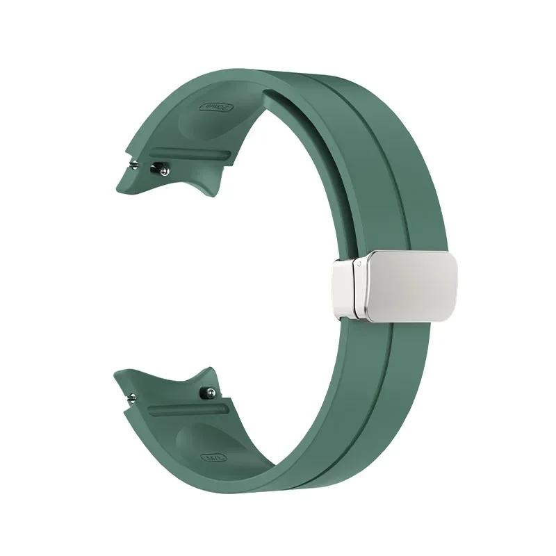Magnetic Band For Samsung Galaxy Watch 7 6 5 4 44mm 40mm/5 Pro 45mm Silicone Watch Bracelet for Galaxy 6 Classic 43 47 Mm Strap