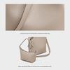 CHARLES & KEITH Lychee-Grain Shoulder Crossbody Bucket Bag