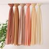 Ramadan Muslim Chiffon Hijabs For Woman Plain Color Headscarf Long Shawl Scarf Thin Breathable Sunscreen Head Wrap Hijabs Scarf