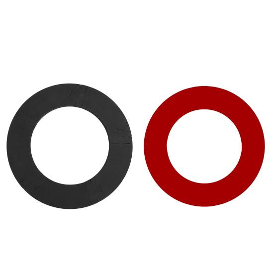 Dartboard Protection Ring Wall Protector Board High Strength Removable Simple Installation Wall Surround Dart Backboard Black Ring