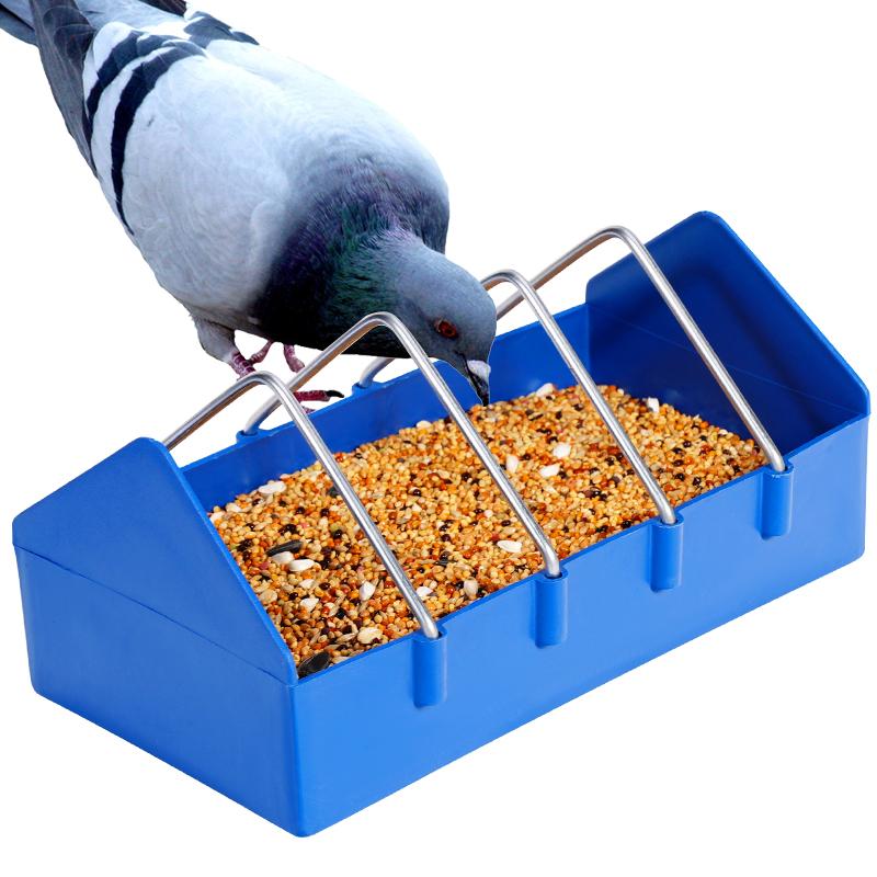 Thickened Bird Pigeon Feeder Trough Poultry Feeding Bowl Chicken Chick Food Water Fountain Slot Container Food Dispenser Tools