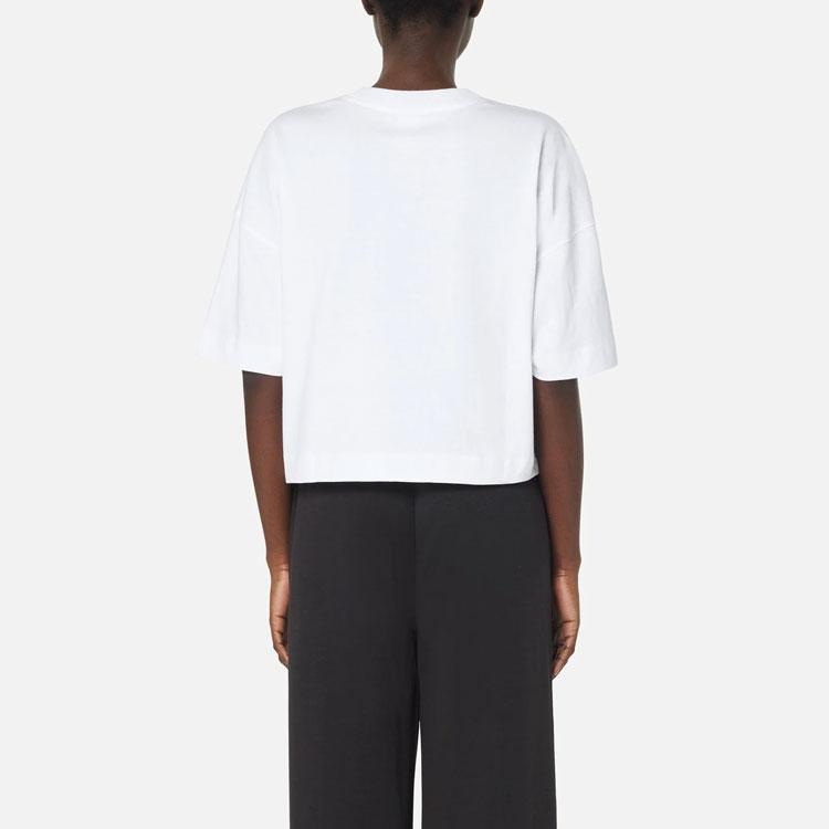 Puma X Ami Collaboration SS22 Heart Logo Crop Top T-Shirt Women Tops White 534073-02