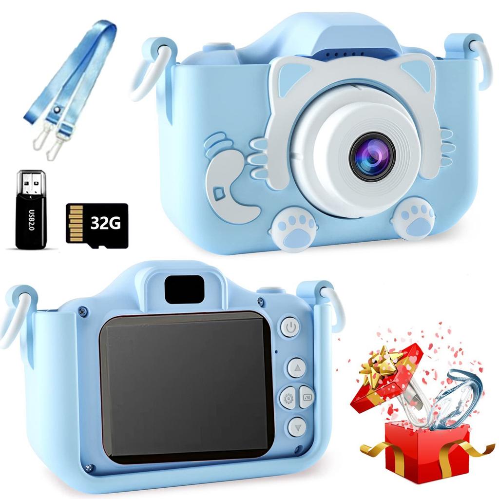 Mini X5S Children Camera Toys 2000W Pixel HD Cartoon Kids Digital Camera Cute Dual Cameras SLR Camera Kid Toy