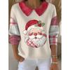 Womens Oversized Long Sleeve Crewneck Sweatshirt 2025 Fall Casual Pullover With 3D Print Acrylic Fabric
