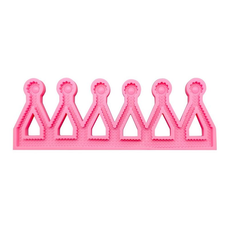 Cute Crown Shape Sugar Craft Paste Mold Chocolate Candy Art Silicone Soap Mold Household Candle Molds DIY Handmade