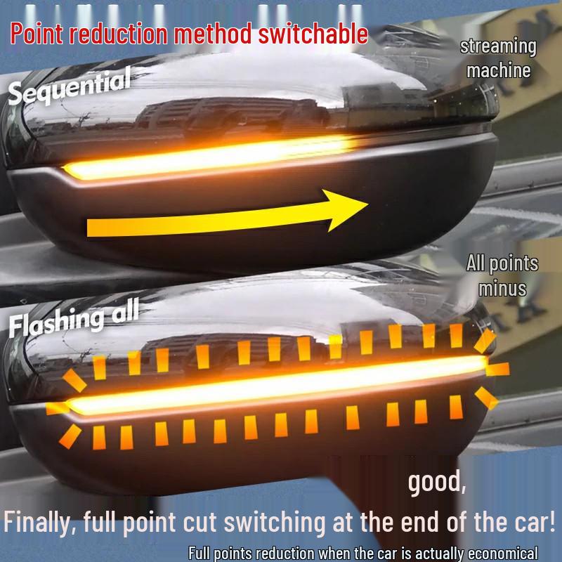 

LED Door Mirror with Sequential/All-Flash Switch