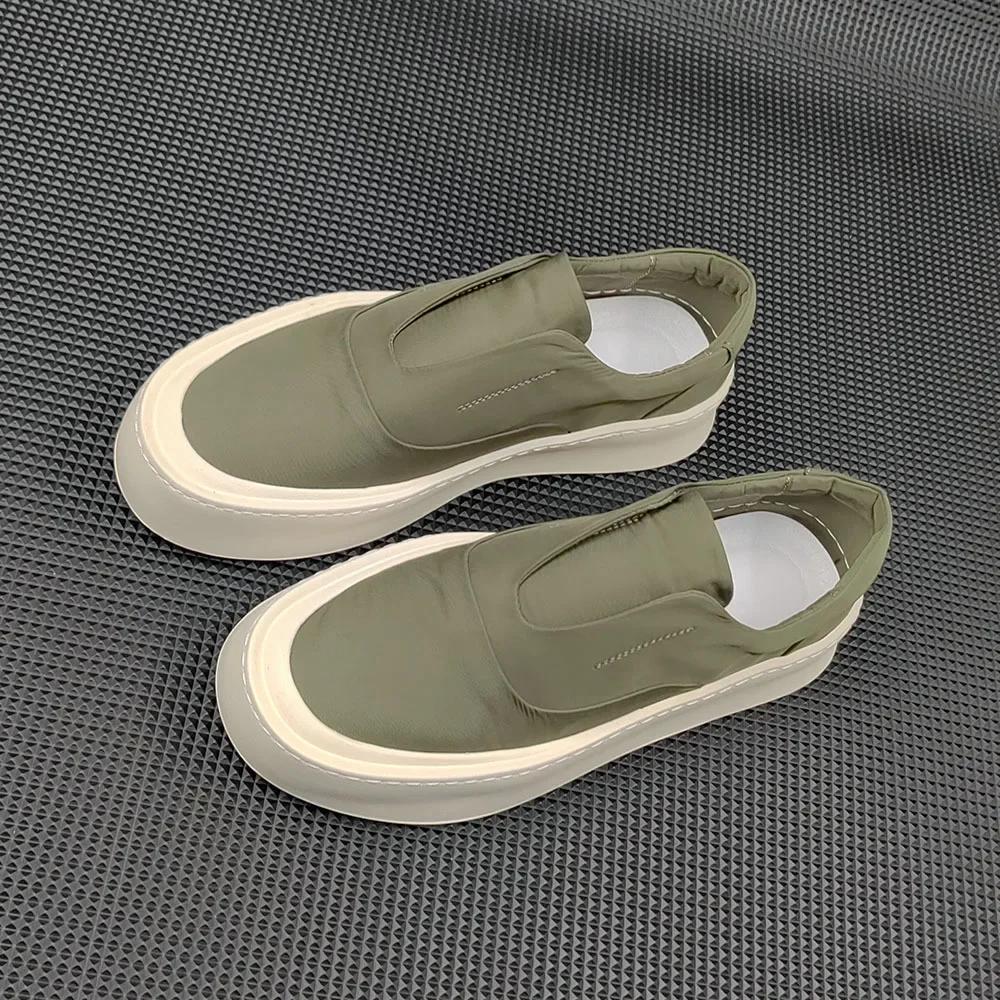 Ice Silk Men Casual Shoes Platform High-quality Men's Shoes Outdoor Breathable Sneakers Male Designers Footwear Shoes for Men