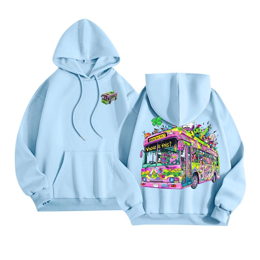 Women's Fashion Lightweight Long Sleeve Pullover With Pockets  Hoodie
