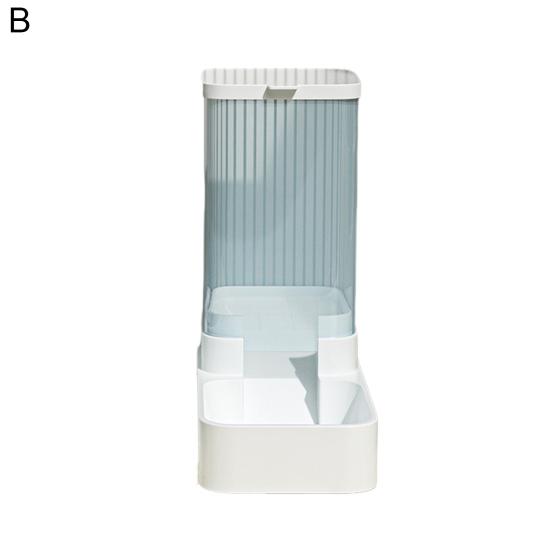 Automatischer Katzenfutterspender, 3,8 l/133,7 oz, Haustier-Wasserbrunnen, 2,0 kg schwerer Katzen-/Hundefutterspender, große Kapazität, Tierfutter-Wasserspender für Hunde und Katzen