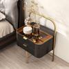 Italian-style Cloakroom Nightstands Modern Minimalist Small Apartment Storage Cabinet Bedroom Study Bedside Table with Drawers