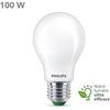 Philips ampoule LED Ultra Efficient Classe A, 100W, culot E27, blanc froid 4000K, dépolie, verre