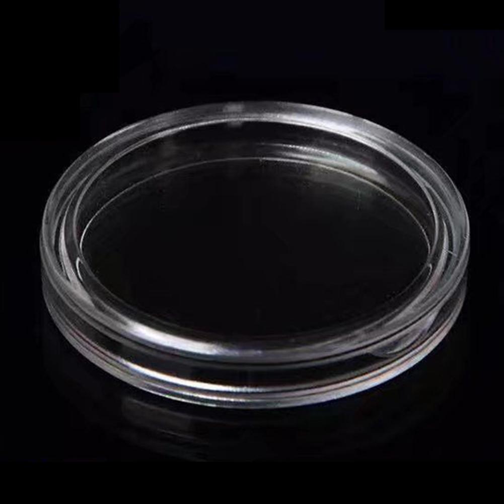 100 PEZZI Custodie Trasparenti per Monete Porta Conservazione Espositore Diametro Interno 40mm