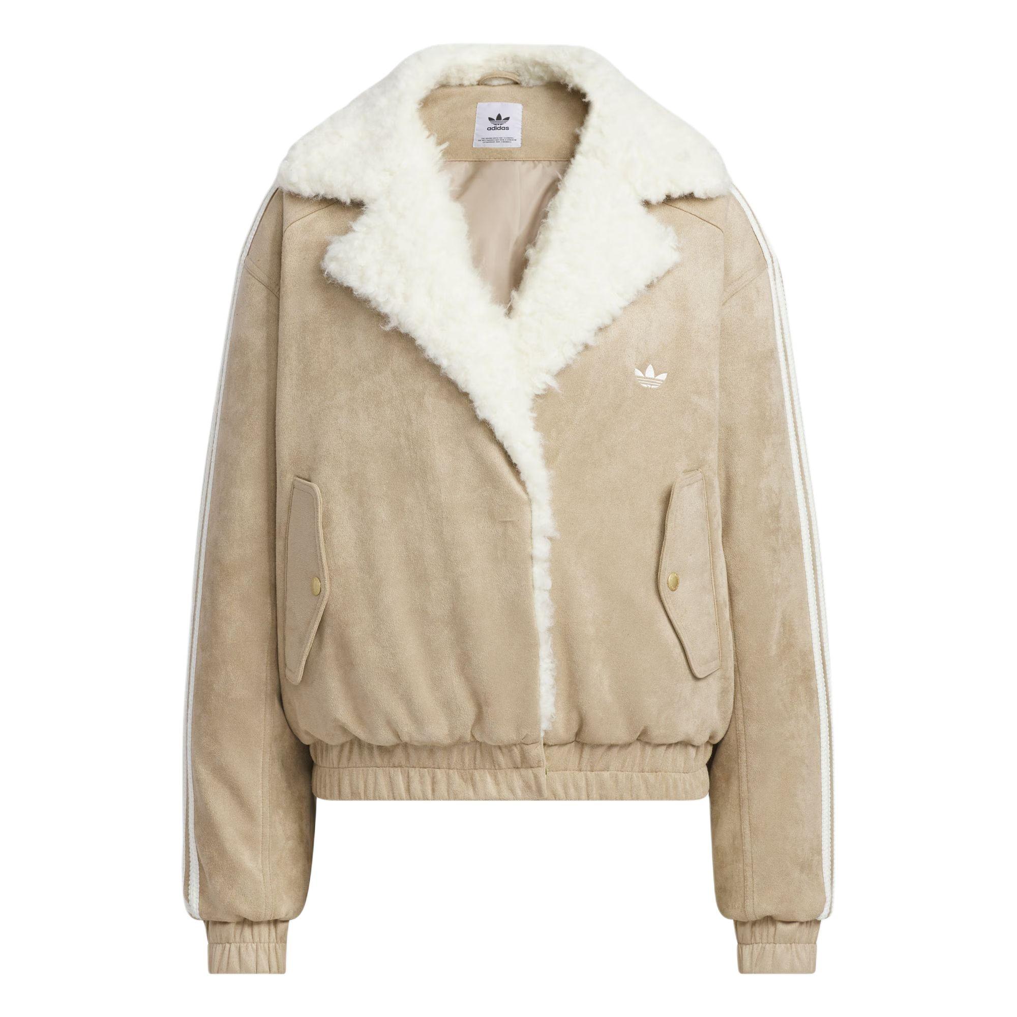 Adidas Originals RETRO Puffer Jacket Women s Shadow Khaki Brown JL8439 M/36