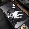 Black  White Pretty Girls Mouse Pad Large Playmats PC Gaming Accessories Dark Gothic Rubber Computer Desk Mat Xxl Extended Pads