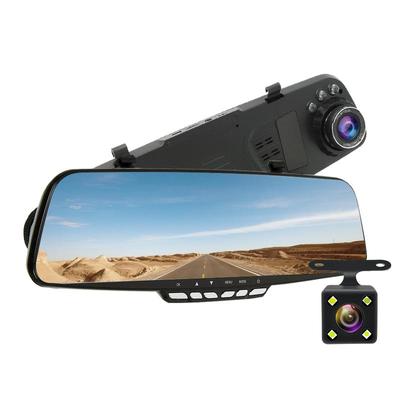 Auto Dvr Spiegel Video Recorder 4,3 Zoll Dashcam 1080P + 1080P 3 IR Nachtsicht DVRs Rückansicht kamera