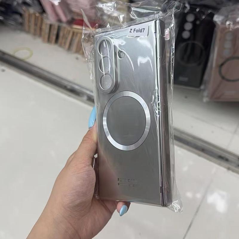 Full Cover Hinge Protection for Magsafe Case for Samsung Galaxy Z Fold 8 Ultra Wide 7 6 5 Hard Phone Shell with Screen Protector