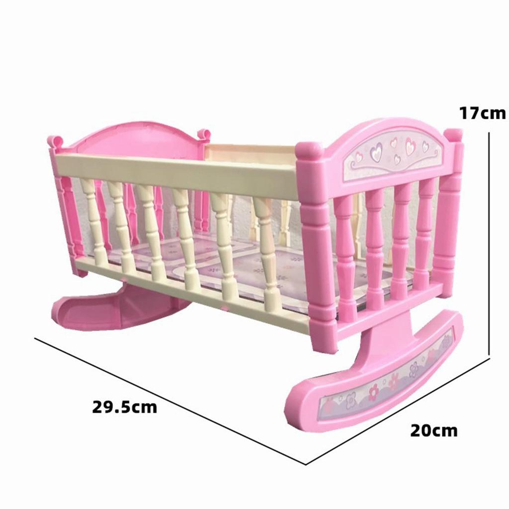 Miniature Shaking Bed Interactive Toys Multipurpose DIY Project Dollhouse Furniture for Parties Play