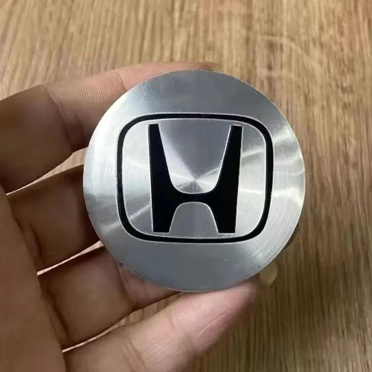 4Pcs 56mm Car Wheel Center Hub Cap Emblem Sticker Accessories For Honda Civic FIT Accord Prelude CRV 5th City CRZ CRX Jazz Acura