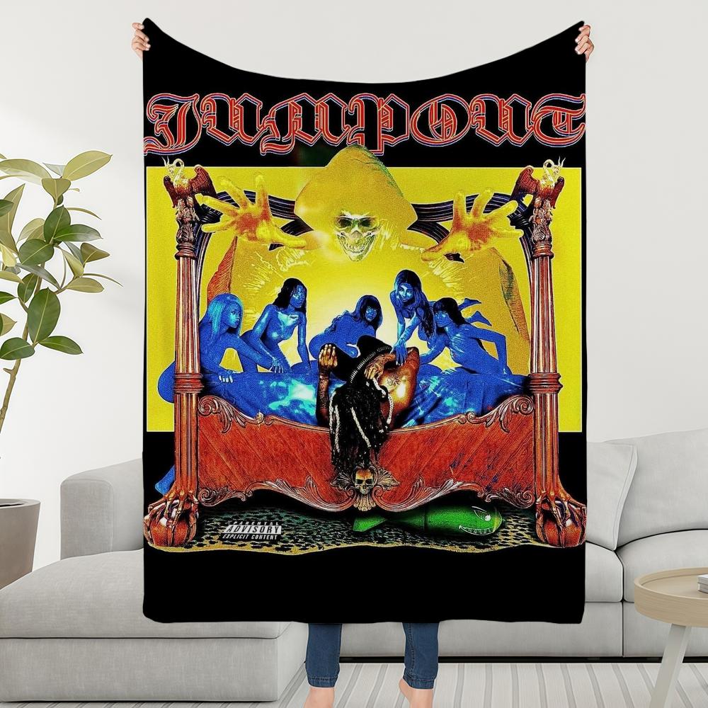Blanket Throw Super Cosy Plush Jump Living OsamaSon Room Sofa Couch Post Childish Out Birthday Gifts 30x40in