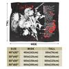 Jujutsu Kaisen Yuuji Satoru Wool Blankets Anime Manga Vintage Throw Blanket for Home Hotel Sofa 125*100cm Quilt,