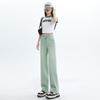 Frühling Sommer Schwer Vollstern Strasssteine Gürtel Design Schlank Weites Bein Jeanshose Für Damen Lässige Hose Übergröße Jeanshose
